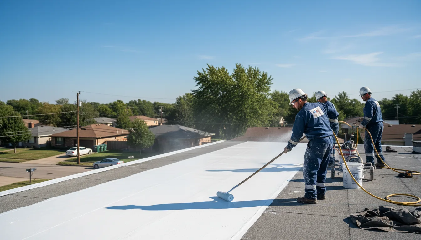Commercial roof coating in Littlefield, AZ near me